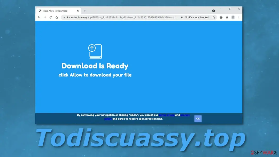 Screenshot of Todiscuassy.top: todiscuassy top