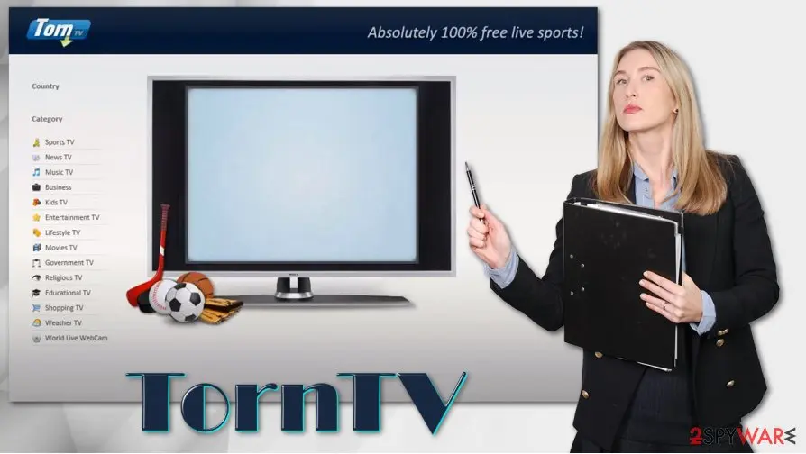 TornTV: potentially unwanted program virus