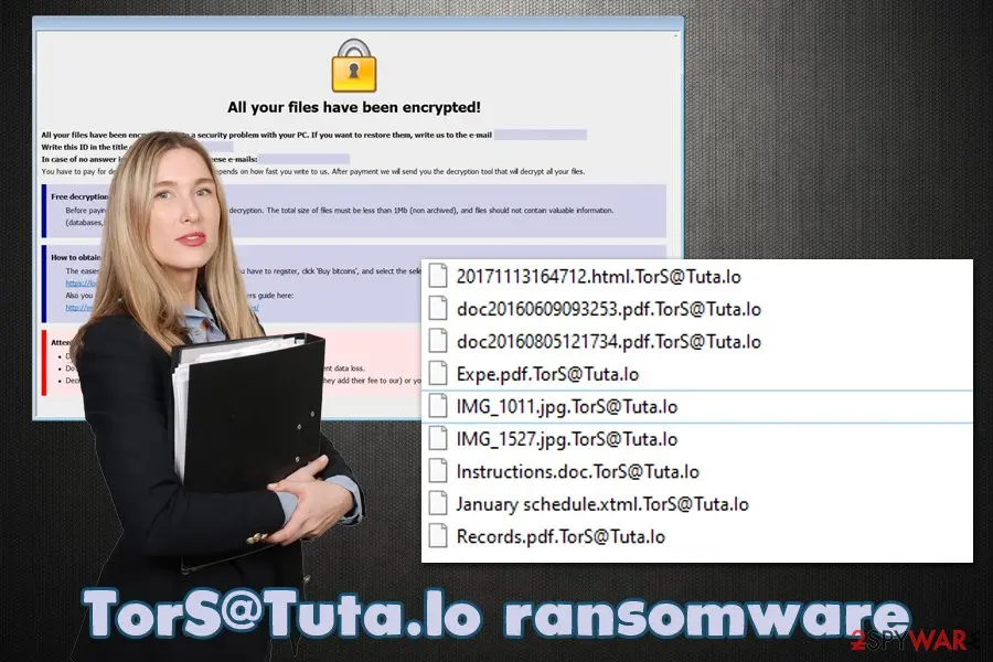 TorS@Tuta.Io ransomware: tors tuta io ransomware file locking virus malware