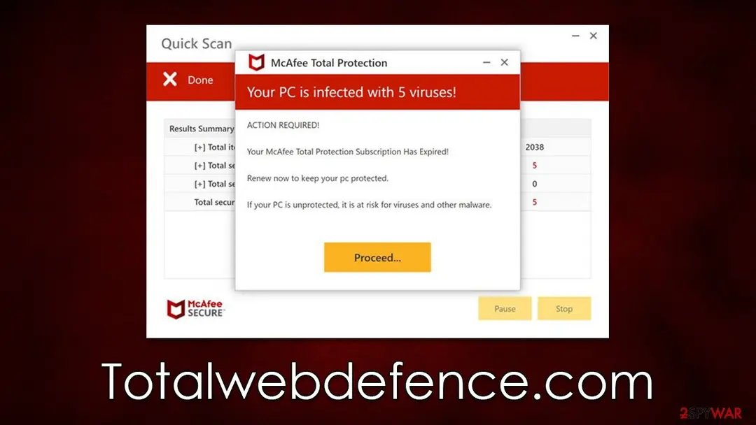 Totalwebdefence.com: totalwebdefence com scam