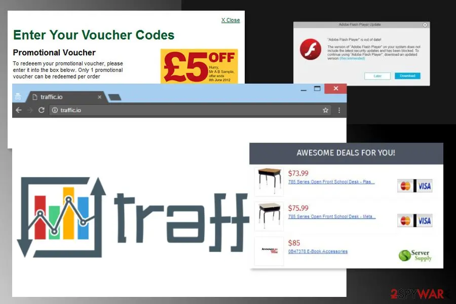 Screenshot of Traffic Exchange: ads