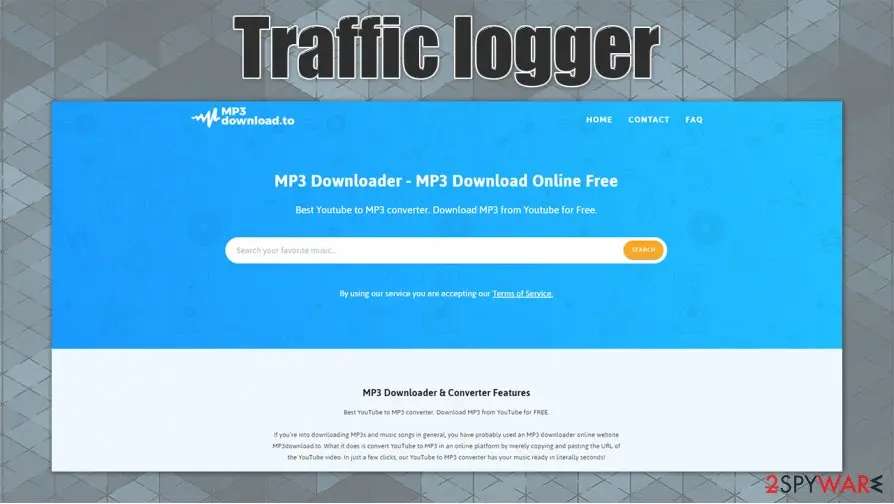 Traffic logger: browser hijacker