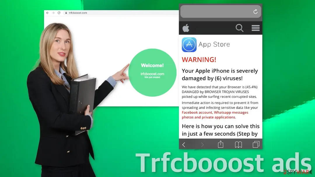 Screenshot of Trfcbooost: ads
