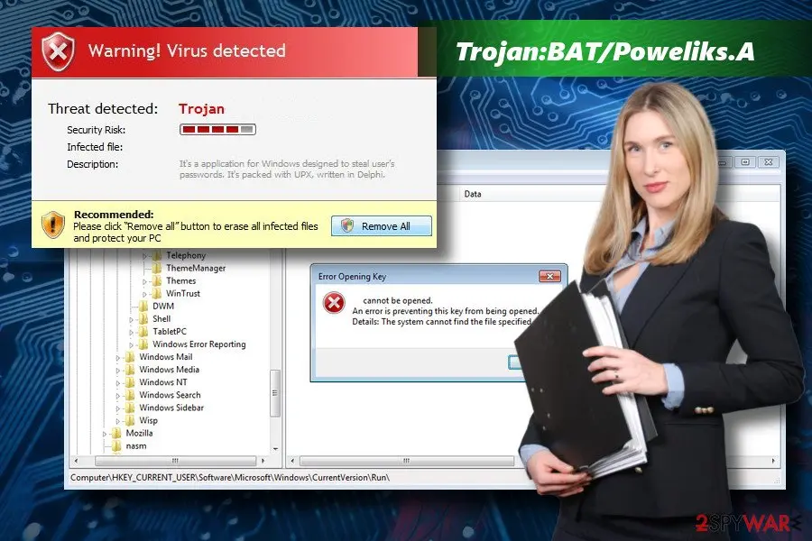 Trojan:BAT/Poweliks.A: trojan bat poweliks a infection