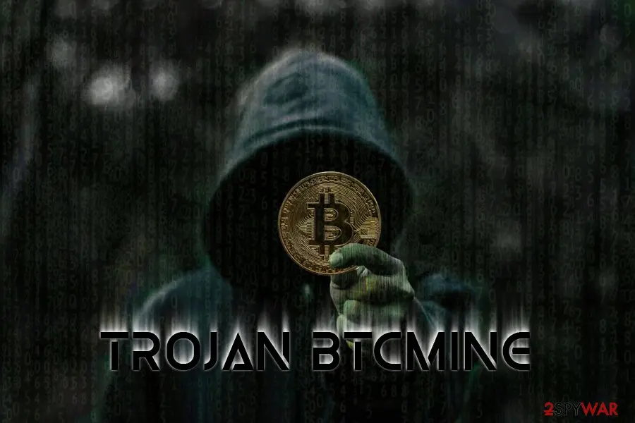 Screenshot of Trojan BtcMine: virus