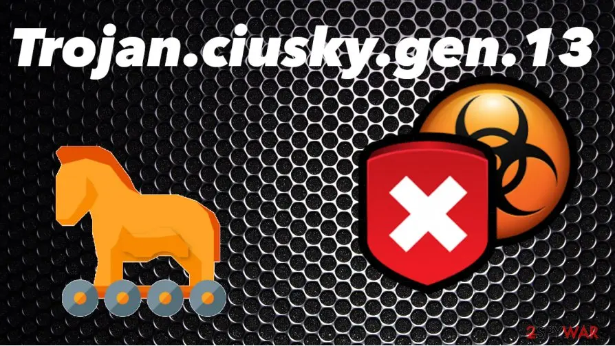 Trojan.ciusky.gen.13: trojan ciusky gen 13 malware