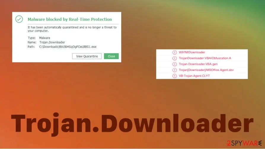 Screenshot of Trojan.Downloader: trojan downloader