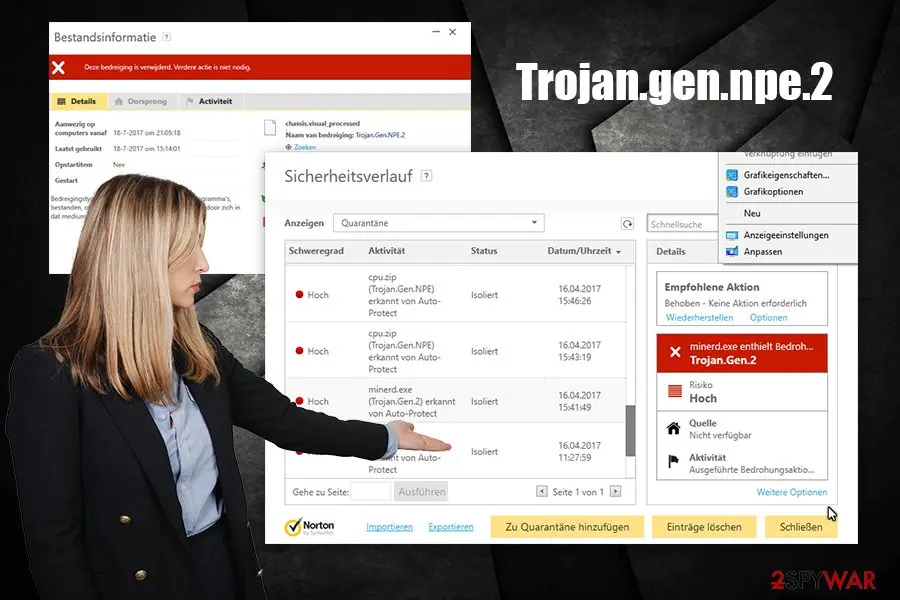 Trojan.gen.npe.2: trojan gen npe 2 infection false positive