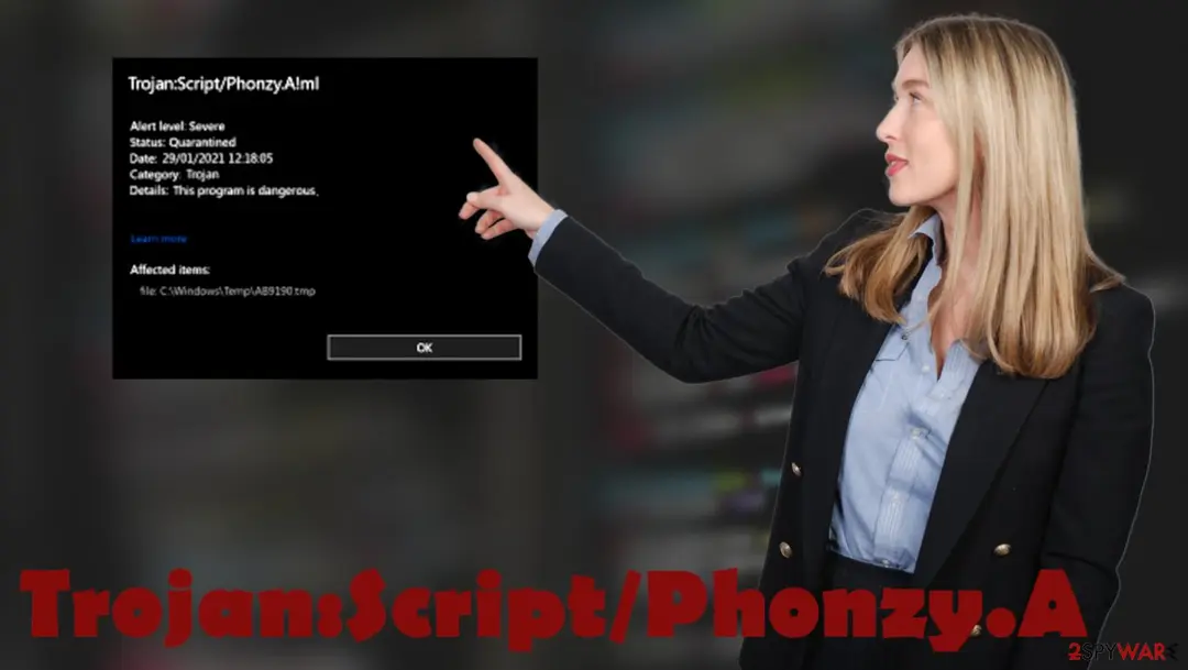 Phonzy malware: trojan script phonzy a