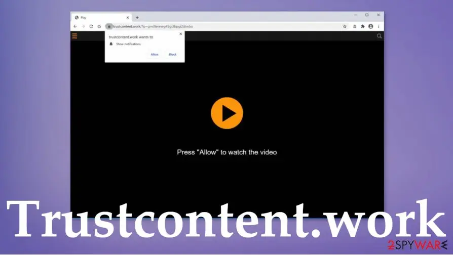 Trustcontent.work: trustcontent work virus