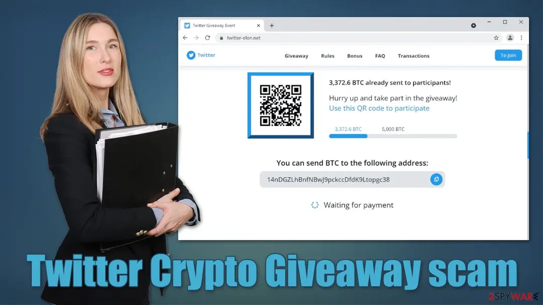 Twitter Crypto Giveaway scam: fraud