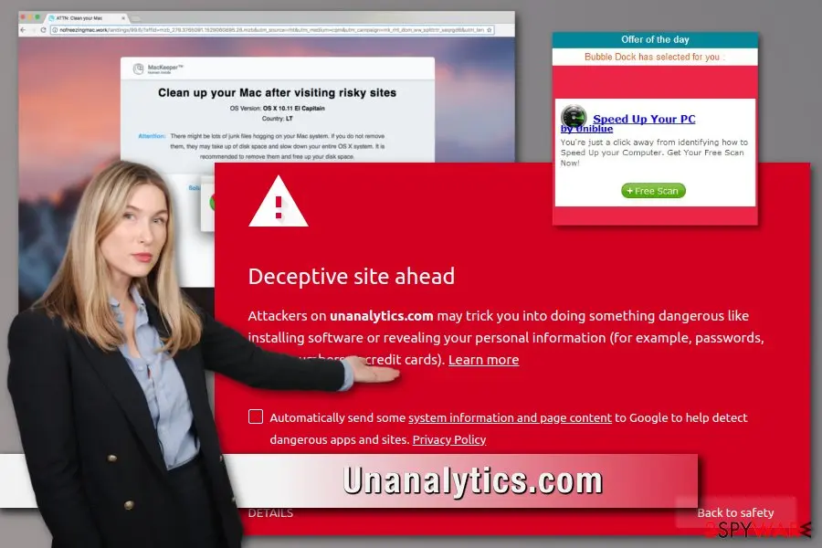 Unanalytics.com: unanalytics com redirect virus