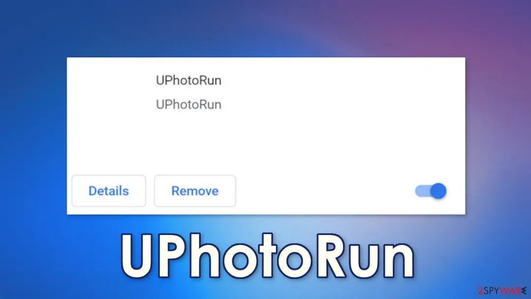 Screenshot of UPhotoRun: screenshot