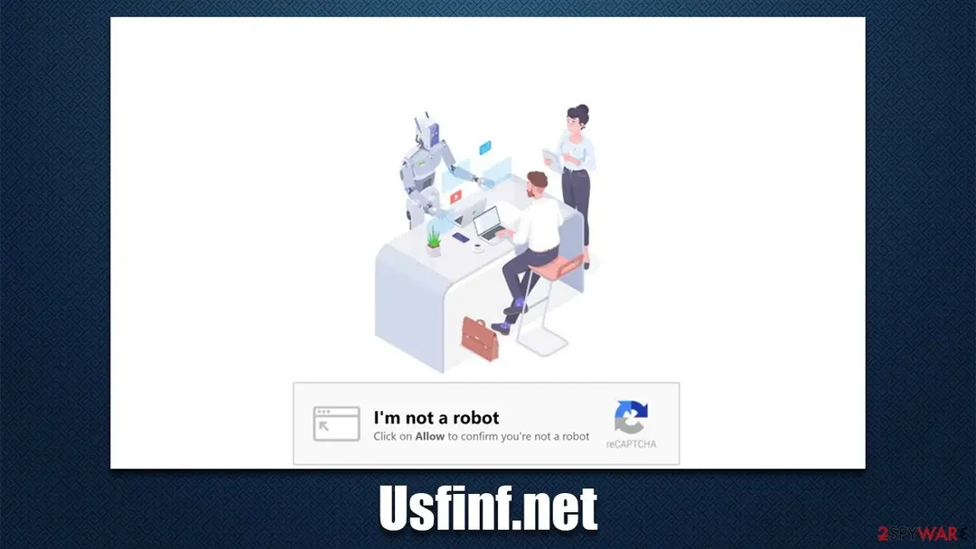 Usfinf.net: usfinf net push notification virus