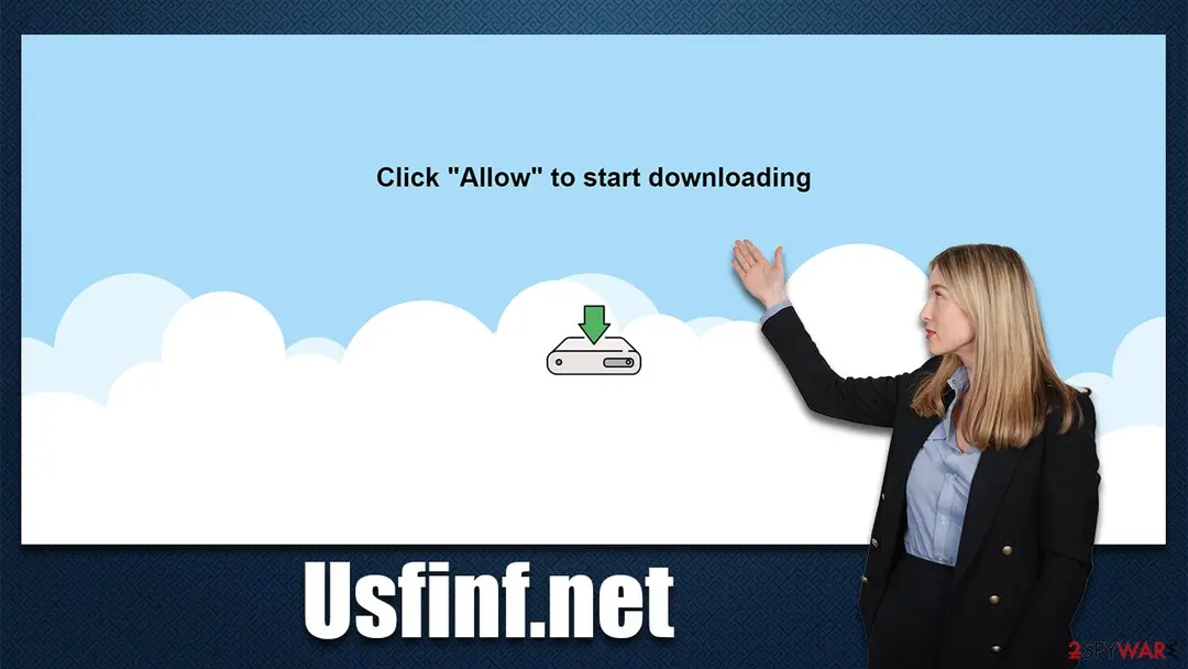 Usfinf.net: usfinf net push notifications popups