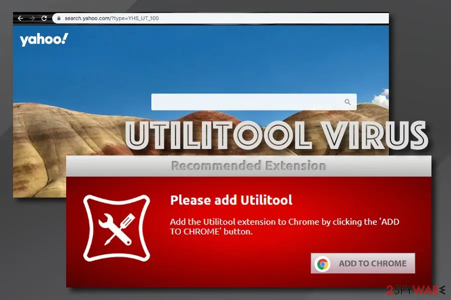 Screenshot of Utilitool: virus