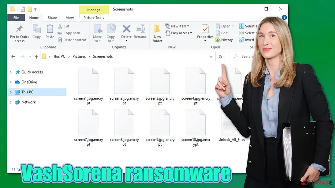VashSorena ransomware: virus encrypts files