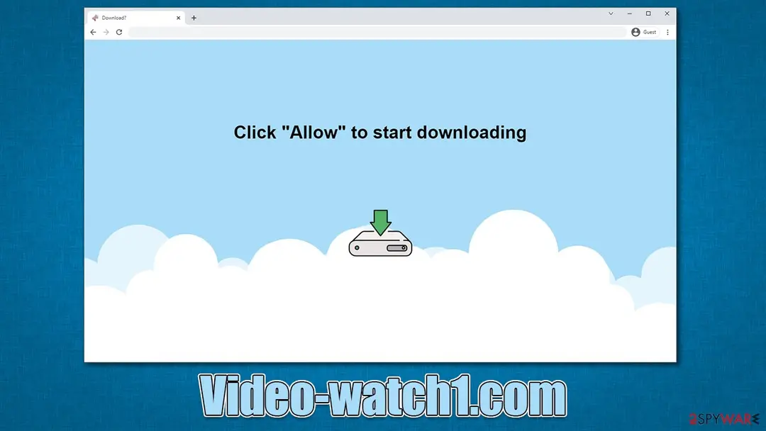 Video-watch1.com: video watch1 com push notification virus