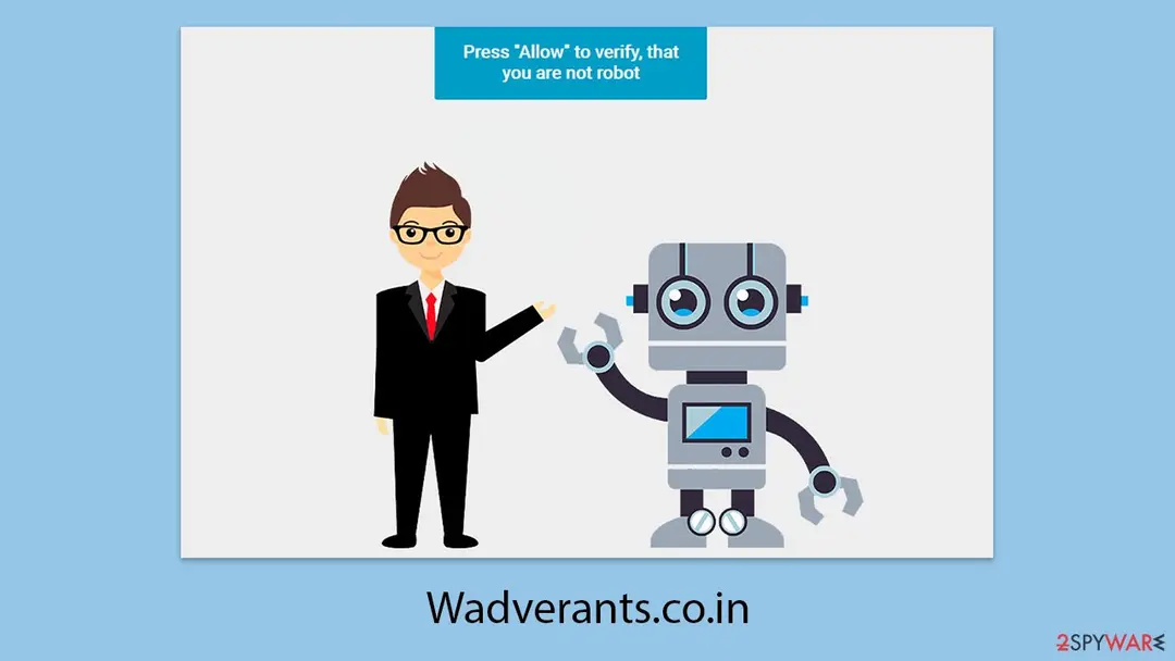 Wadverants.co.in: wadverants co in push notification virus