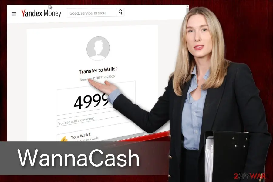 WannaCash: ransomware uses yandex payment platform