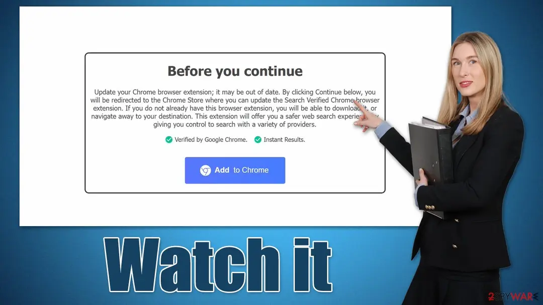 Watch it browser extension: watch it adware virus