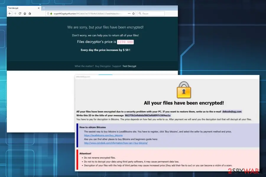 DCRTR: wdr ransomware virus