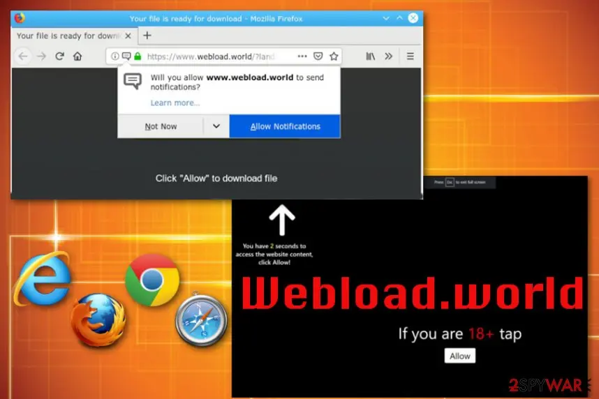 Webload.world: webload world adware