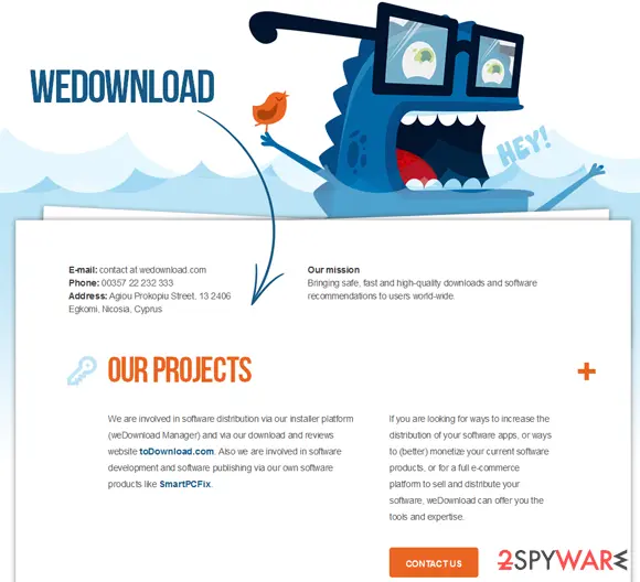 Screenshot of WeDownload Manager: screenshot