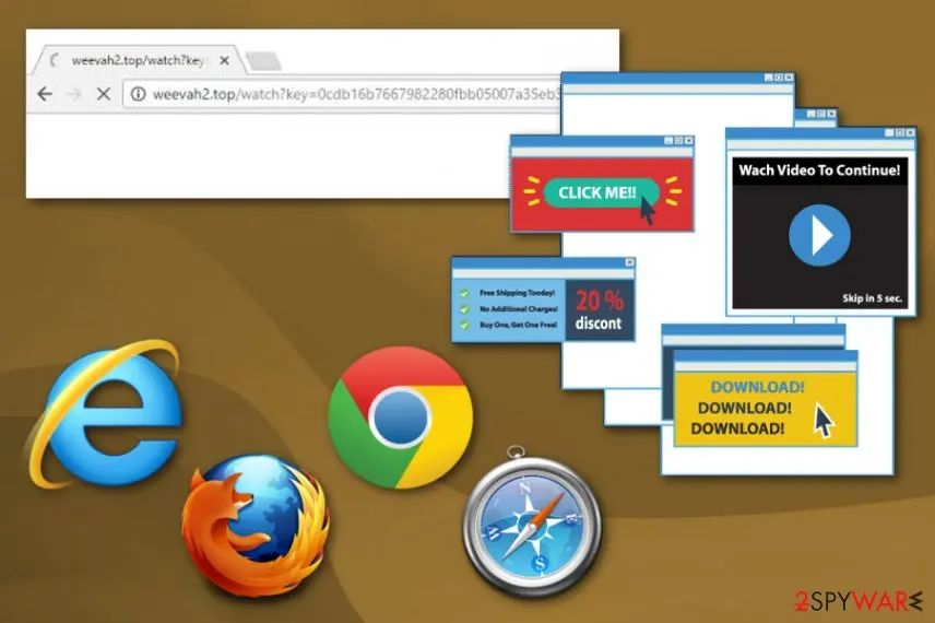 Screenshot of Weevah virus: screenshot