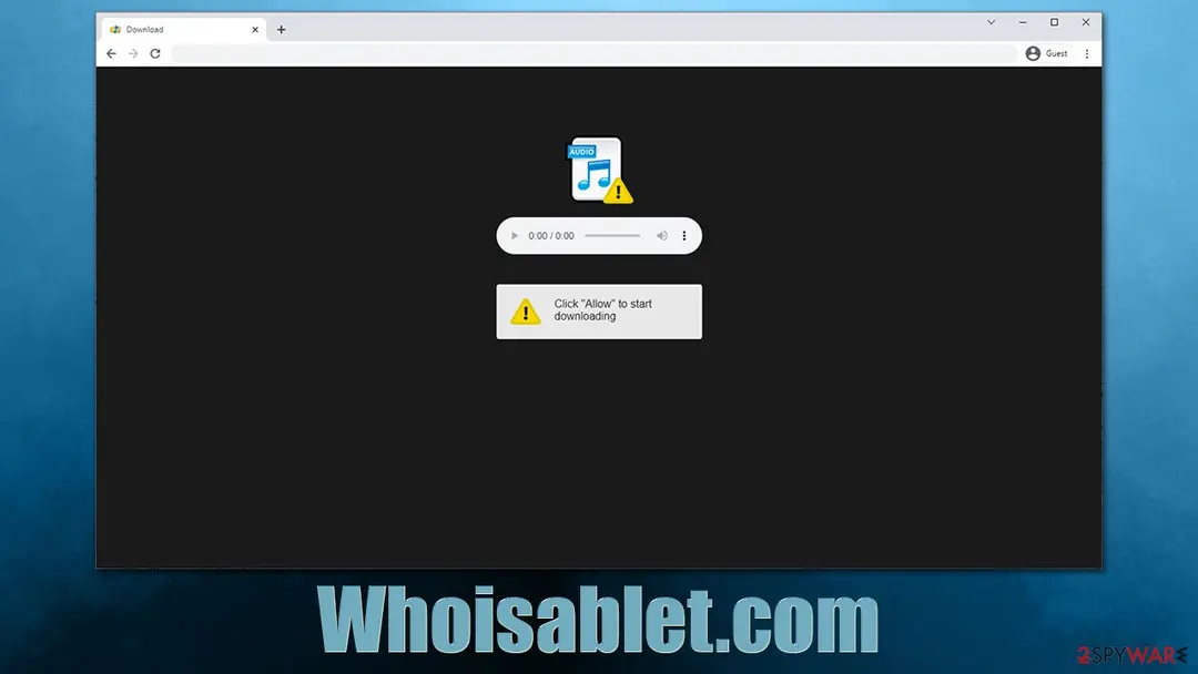 Whoisablet.com: whoisablet com push notification virus