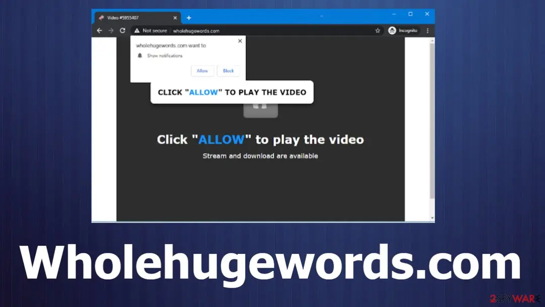 Wholehugewords.com: wholehugewords com virus