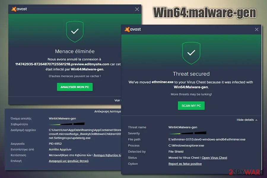 Win64:malware-gen: win64 malware gen generic trojan detection malicious