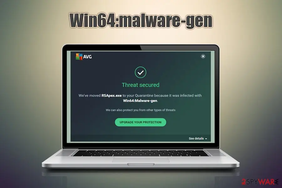 Win64:malware-gen: win64 malware gen heuristic detection trojan