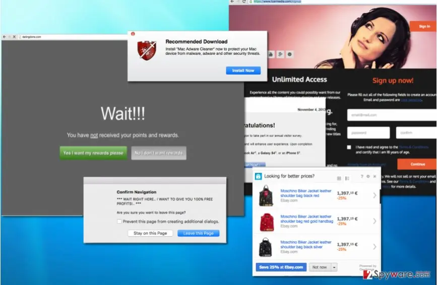 Window Rates Manager ads: screenshot