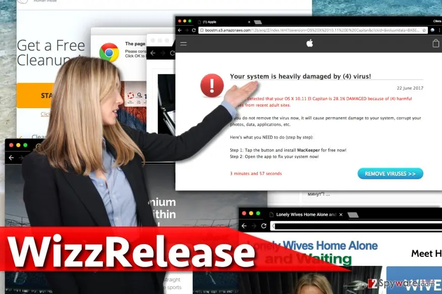 WizzRelease ads: wizzrelease pop up virus