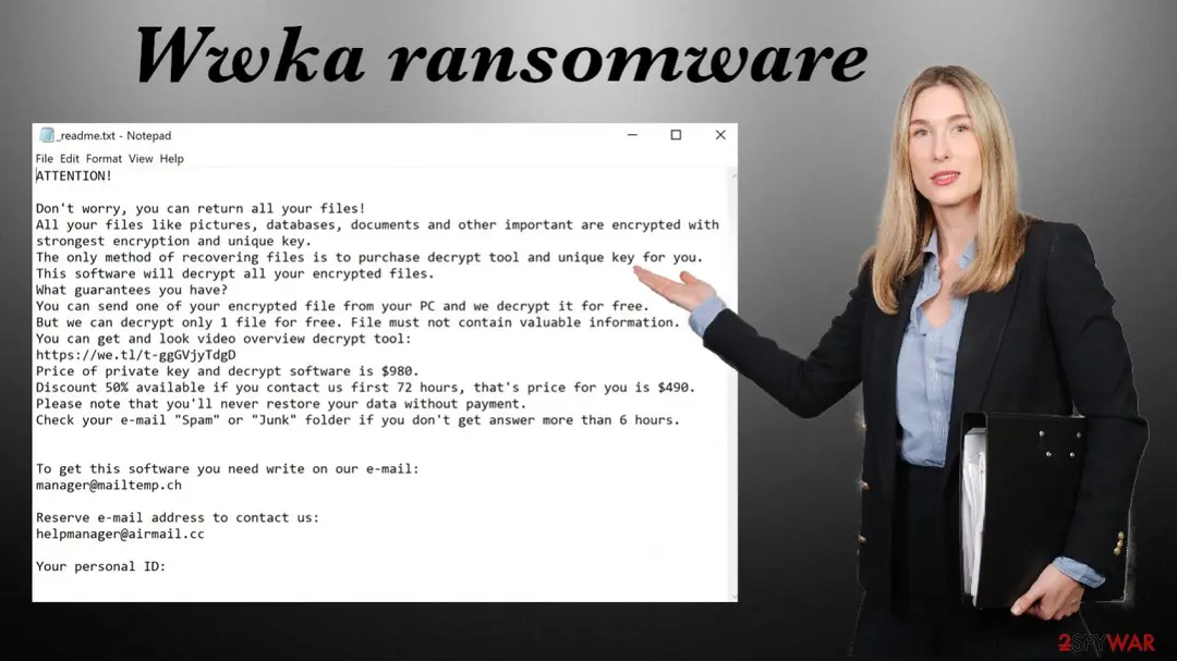 Wwka ransomware: wwka file virus