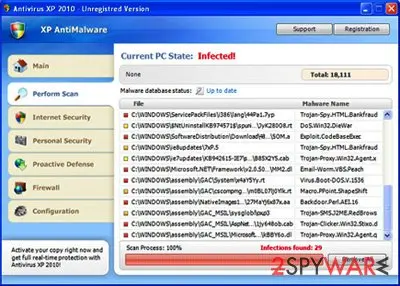XP AntiMalware: xp antivirus fake rogue