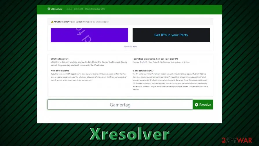 Xresolver, XboX IP Resolver, Xresolver: xresolver scam octosniff xbox ip leak