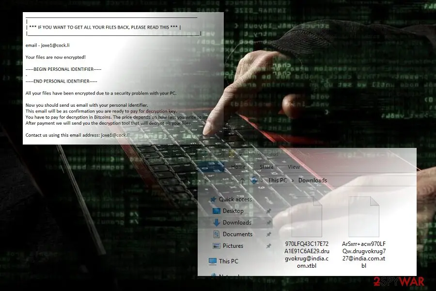XTBL virus: xtbl ransomeware