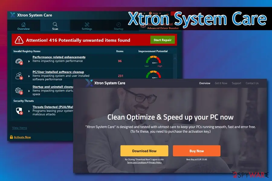 Xtron System Care: hoax pup