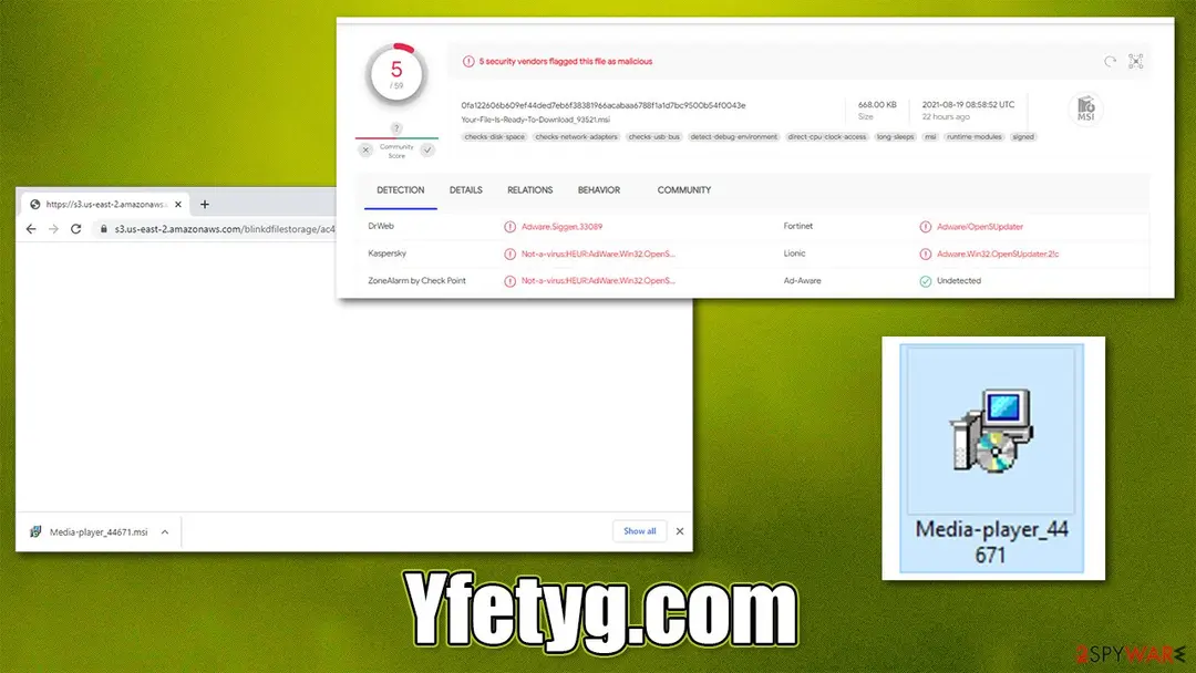 Yfetyg.com: yfetyg com downloads malicious files