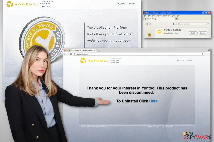Screenshot of Yontoo Pagerage: screenshot