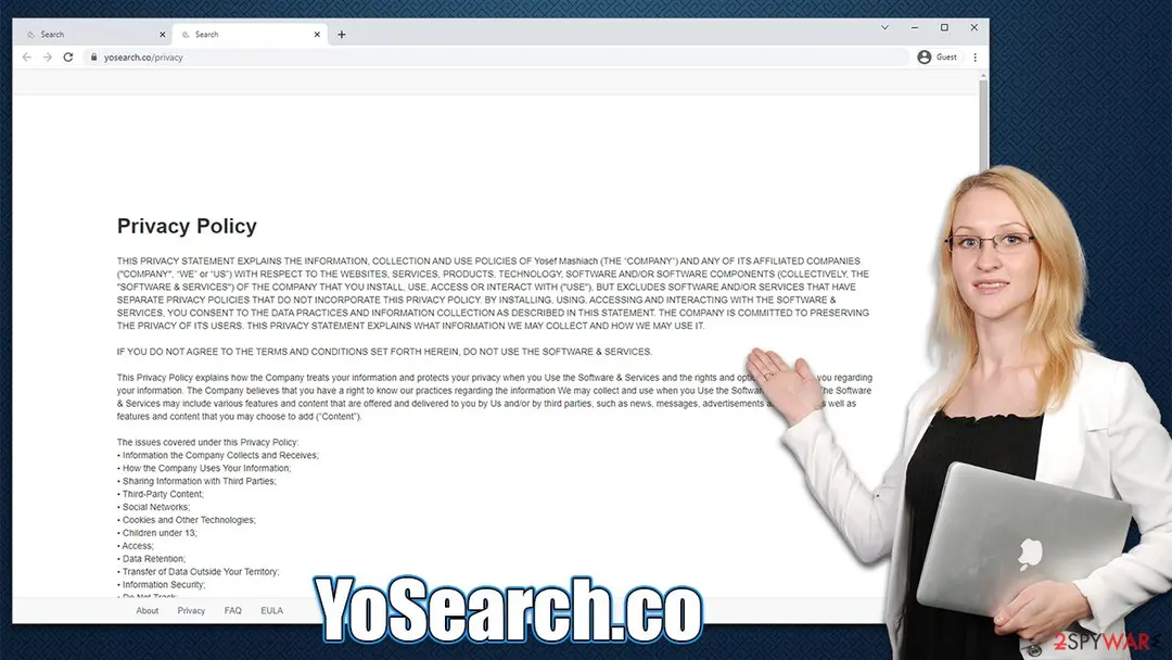YoSearch.co: yosearch co browser hijacker virus