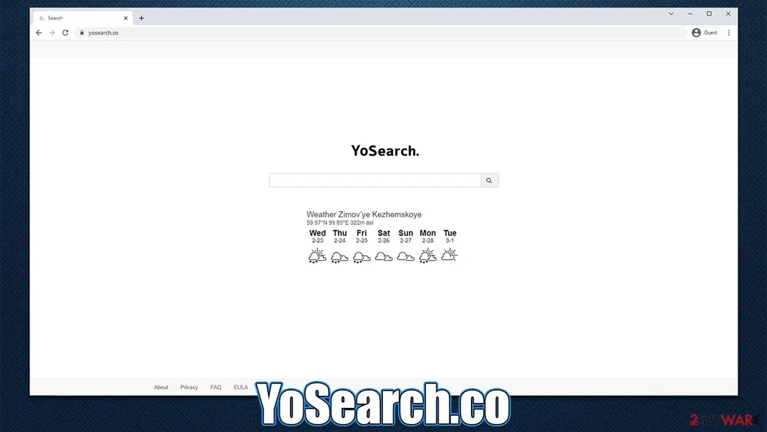 YoSearch.co: yosearch co browser hijacker