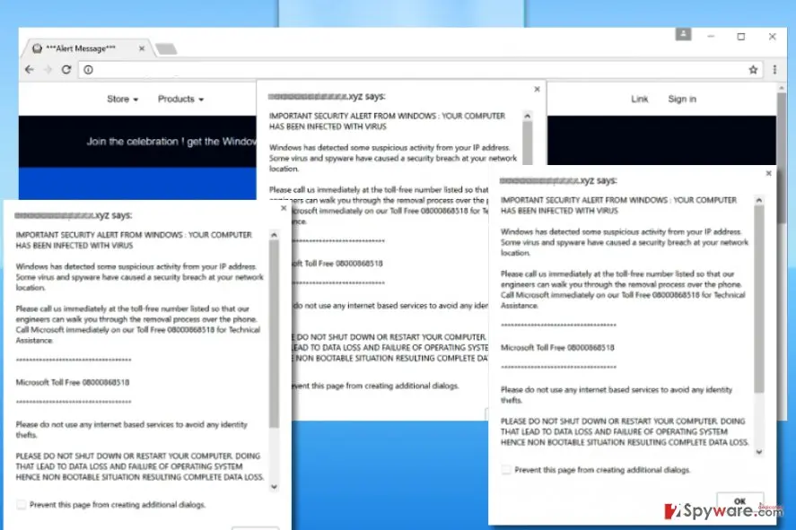Your Computer Has Been Infected With Virus" Tech support scam: your computer has been infected with virus
