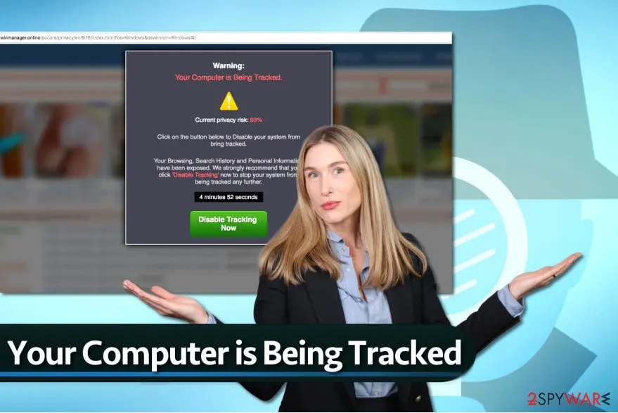 Your Computer is Being Tracked" ads: your computer is being tracked ads example 2017