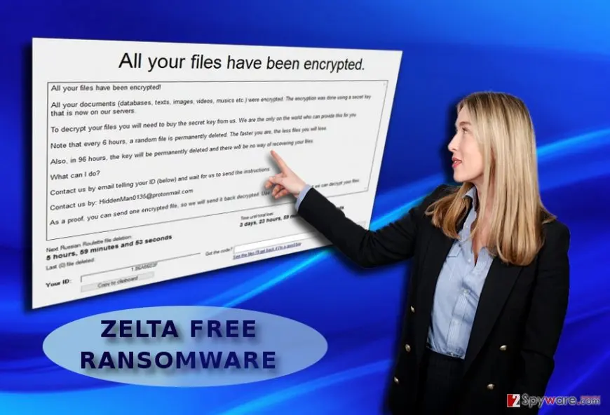 Zelta Free ransomware virus: zelta free