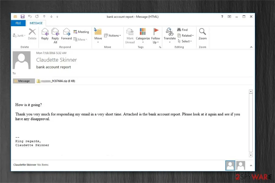 Zepto virus: zepto ransomware hides inside spam emails