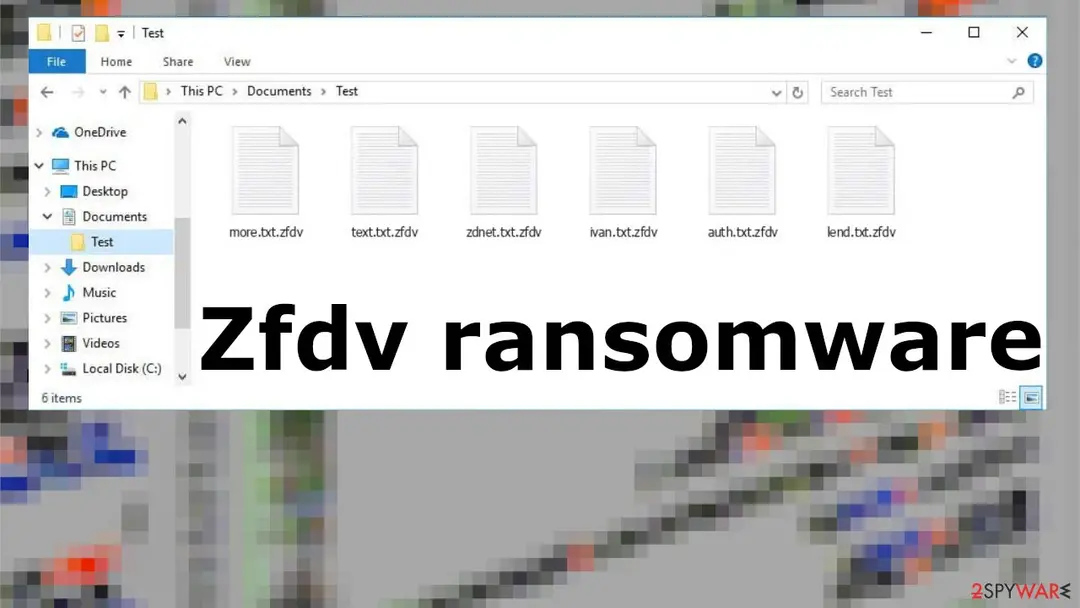 Zfdv ransomware: zfdv file virus