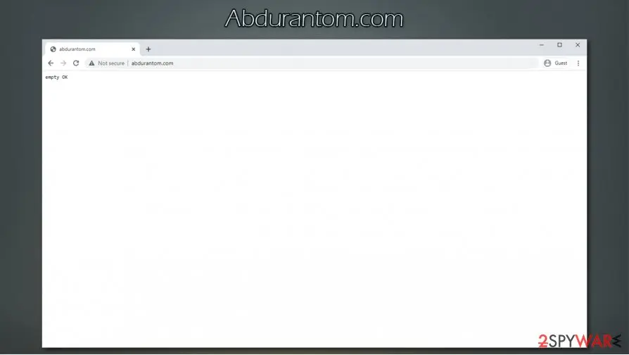 Abdurantom.com: abdurantom com redirect virus